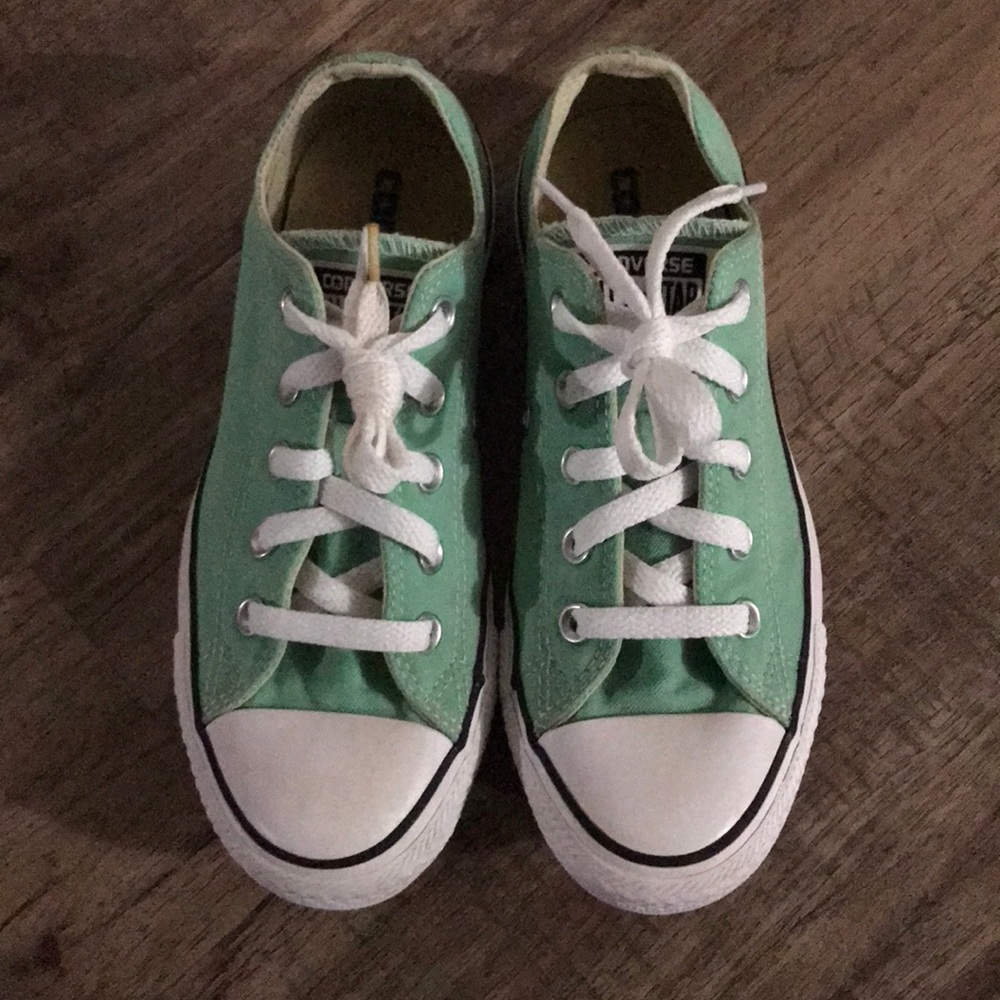 All Star mint green converse